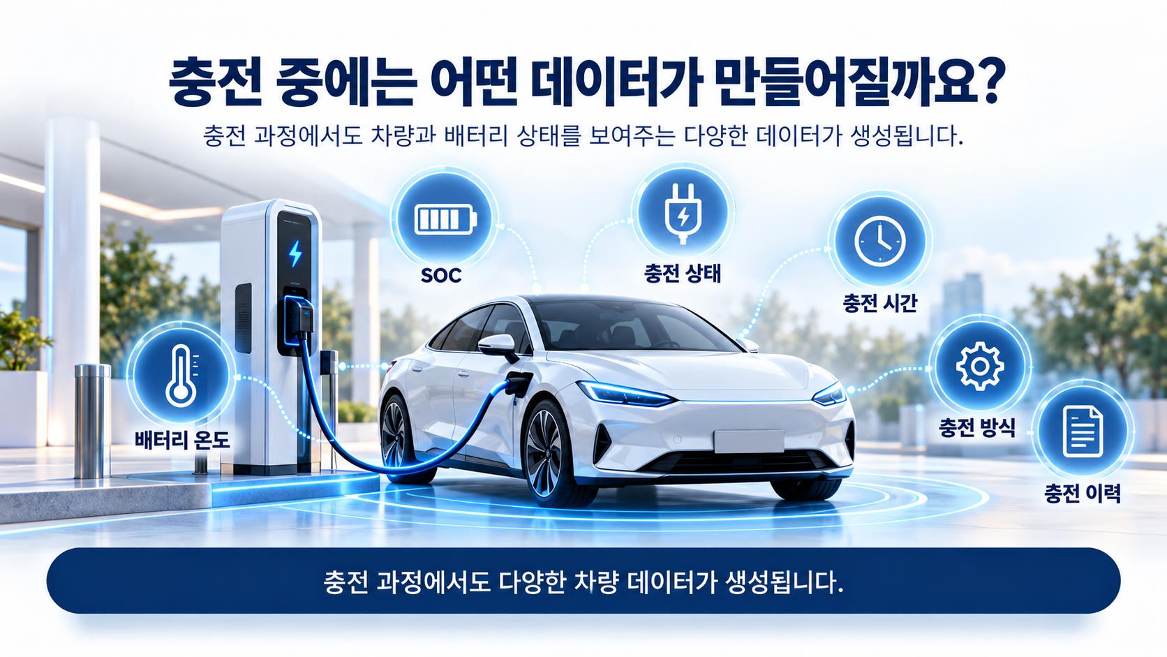 충전 과정에서 생성되는 핵심 데이터 항목